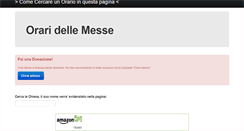 Desktop Screenshot of orari-messe.com